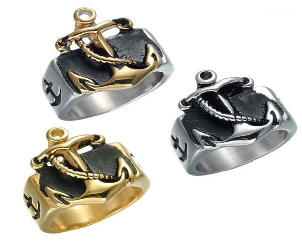 cluster rings men039s cool navy anchor nautical sailor solid 316l stainless steel biker ring16691504, Golden;silver
cluster rings men039s cool navy anchor nautical sailor solid 316l stainless steel biker ring16691504, Golden;silver