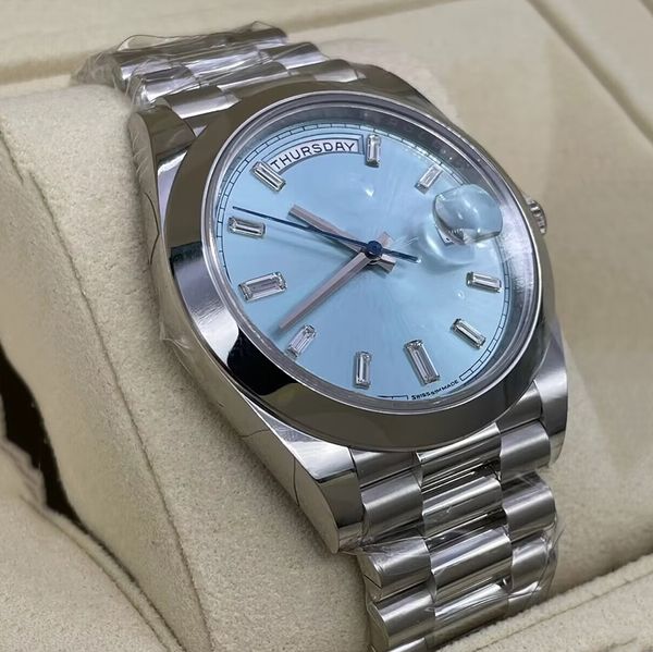 2023 qc check luxury wristwatch 40mm jubilee rhodium dial 18k white gold bezel mechanical automatic movement men's watches bracelet box, Slivery;brown
2023 qc check luxury wristwatch 40mm jubilee rhodium dial 18k white gold bezel mechanical automatic movement men's watches bracelet box, Slivery;brown