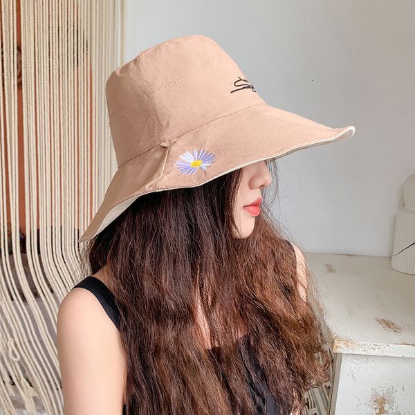 wide brim hats bucket 1pc fishermans fashion daisy millinery summer sun protection embroidery daisies womens hat for women 230517, Blue;gray
wide brim hats bucket 1pc fishermans fashion daisy millinery summer sun protection embroidery daisies womens hat for women 230517, Blue;gray
