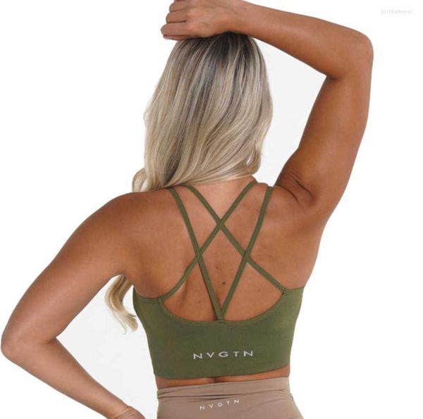 nvgtn t shirt seamless flourish bra spandex woman fitness elastic breathable breast enhancement leisure sports underwear321, Black;white
nvgtn t shirt seamless flourish bra spandex woman fitness elastic breathable breast enhancement leisure sports underwear321, Black;white