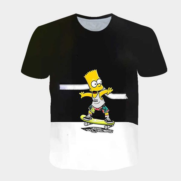 summer cartoon anime simpson 3d digital printing couple sports short sleeve casual t-shirt, White;black
summer cartoon anime simpson 3d digital printing couple sports short sleeve casual t-shirt, White;black