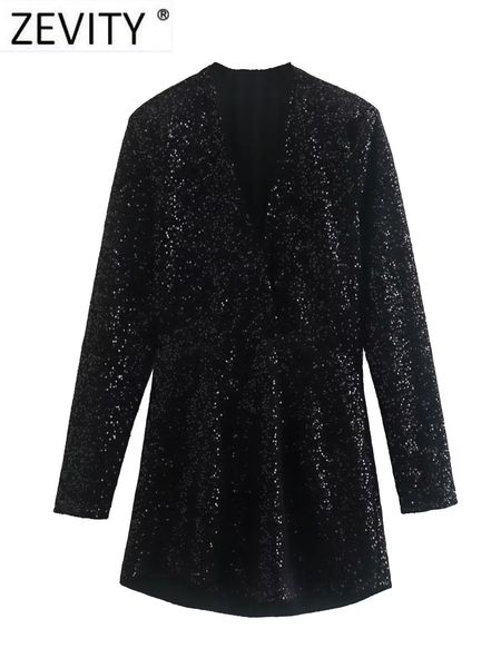 dresses zevity women vintage v neck sequined black mini dress office lady chic long sleeve side zipper casual slim party vestidos ds2991, Black;gray
dresses zevity women vintage v neck sequined black mini dress office lady chic long sleeve side zipper casual slim party vestidos ds2991, Black;gray