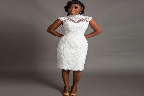 2016 corset high neck lace wedding dresses vintage sheer neck knee length wedding dress floral appliques cap sleeve african weddin2116365, White
2016 corset high neck lace wedding dresses vintage sheer neck knee length wedding dress floral appliques cap sleeve african weddin2116365, White