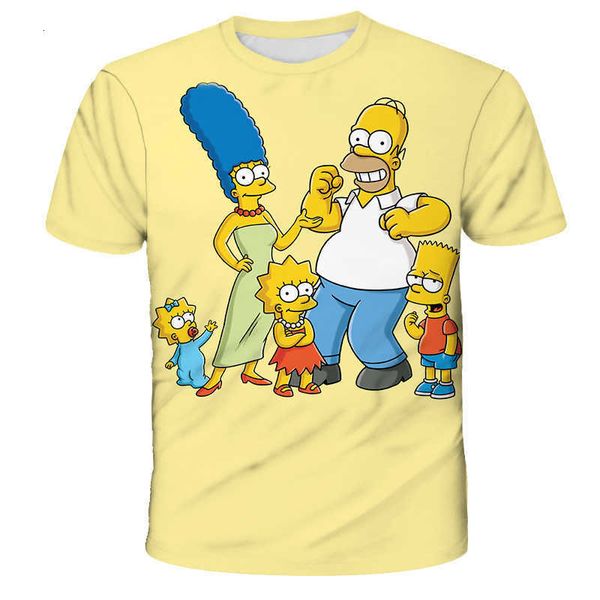 summer cartoon anime simpson 3d digital print men and women loose fitting fashion casual round neck short sleeved t-shirt, White;black
summer cartoon anime simpson 3d digital print men and women loose fitting fashion casual round neck short sleeved t-shirt, White;black