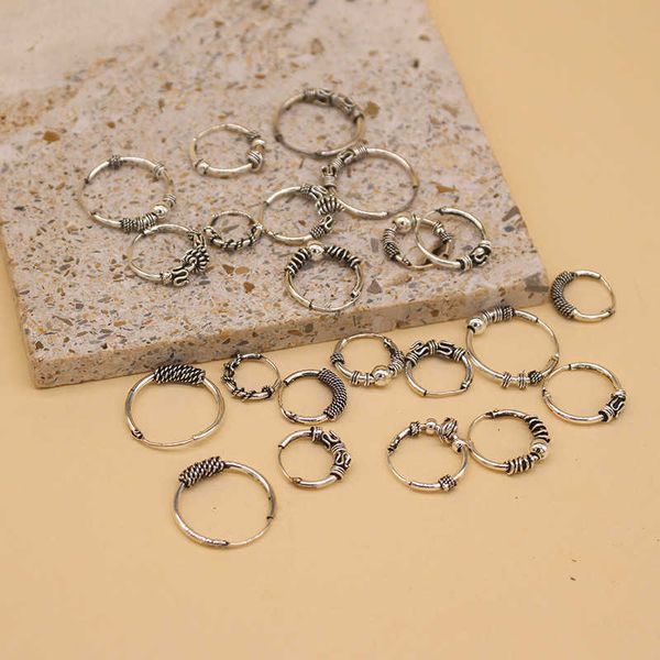stud 1pair 151824mm vintage ethnic hoop earrings for women men bohemia tribal punk twist wire circle round stud earrings jewelry z0517, Golden;silver
stud 1pair 151824mm vintage ethnic hoop earrings for women men bohemia tribal punk twist wire circle round stud earrings jewelry z0517, Golden;silver