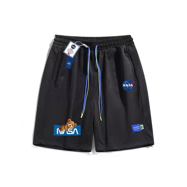 trendy nasa shorts for men's summer new loose fitting casual sports pants, cool and breathable, versatile knit quarter pants, White;black
trendy nasa shorts for men's summer new loose fitting casual sports pants, cool and breathable, versatile knit quarter pants, White;black