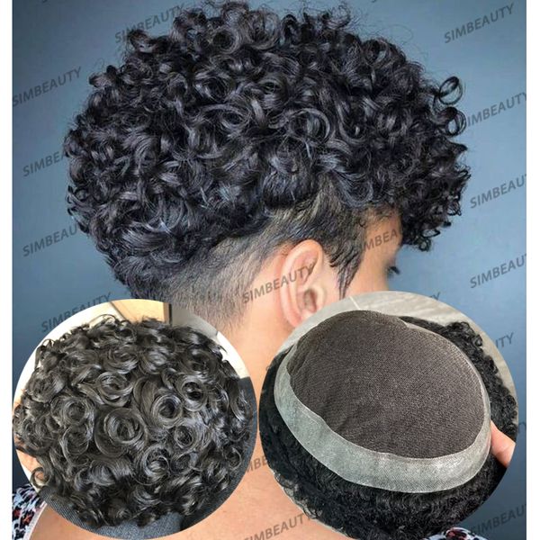 24mm curly men toupee durable 100% human hair male wigs prosthesis australian lace with pu around base loose curly natural hairline, Black
24mm curly men toupee durable 100% human hair male wigs prosthesis australian lace with pu around base loose curly natural hairline, Black