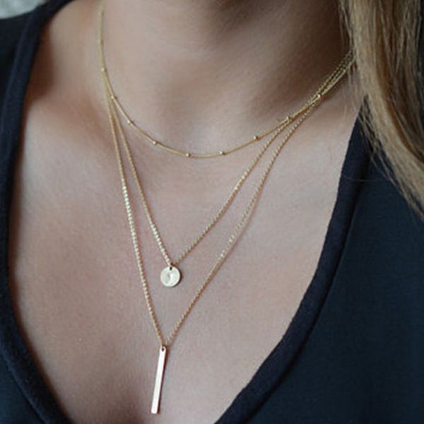 niche retro design new style copper bead chain sequins metal strip multi-layer short necklace designer necklaces jewelry pendant collarbone, Silver
niche retro design new style copper bead chain sequins metal strip multi-layer short necklace designer necklaces jewelry pendant collarbone, Silver