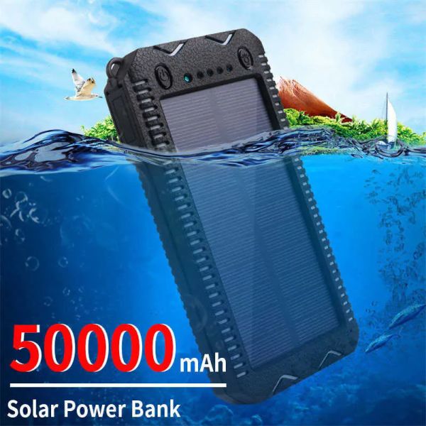 cell phone power banks solar power bank portable 50000mah charger 2usb output outdoor travel sos external battery with flashlight for iphone
cell phone power banks solar power bank portable 50000mah charger 2usb output outdoor travel sos external battery with flashlight for iphone