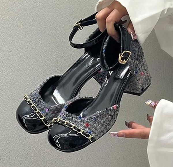 designer new sandals women's summer sweet heeled shoes elegant cover heel ladies casual leather mixed colors 2023 womens heels, Black
designer new sandals women's summer sweet heeled shoes elegant cover heel ladies casual leather mixed colors 2023 womens heels, Black