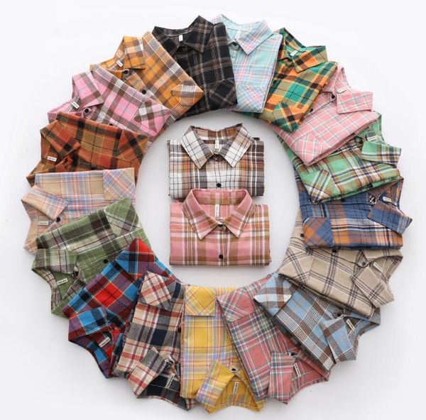 women's blouses shirts fashion women shirt vintage plaid chic checked blousefemale casual print button up 27 colors 230517, White
women's blouses shirts fashion women shirt vintage plaid chic checked blousefemale casual print button up 27 colors 230517, White