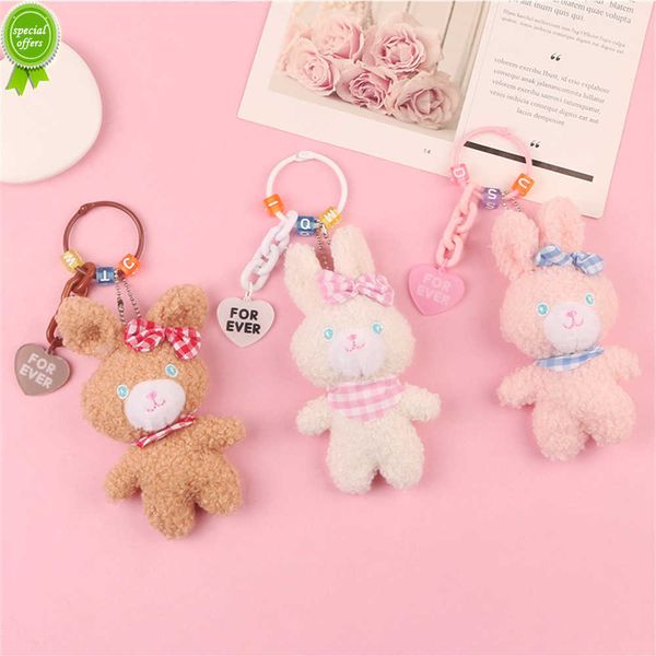 new cute cartoon fluffy rabbit keychain pink bunny doll keyring for girls bag ornaments headphone case accessories friendship gift
new cute cartoon fluffy rabbit keychain pink bunny doll keyring for girls bag ornaments headphone case accessories friendship gift
