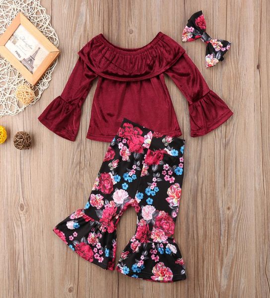 fashion baby girl off shoulder lower bowknot bellbottomsbowknot 3pcs set oufit kids girls clothing toddler fashion boutique 1626275, White
fashion baby girl off shoulder lower bowknot bellbottomsbowknot 3pcs set oufit kids girls clothing toddler fashion boutique 1626275, White