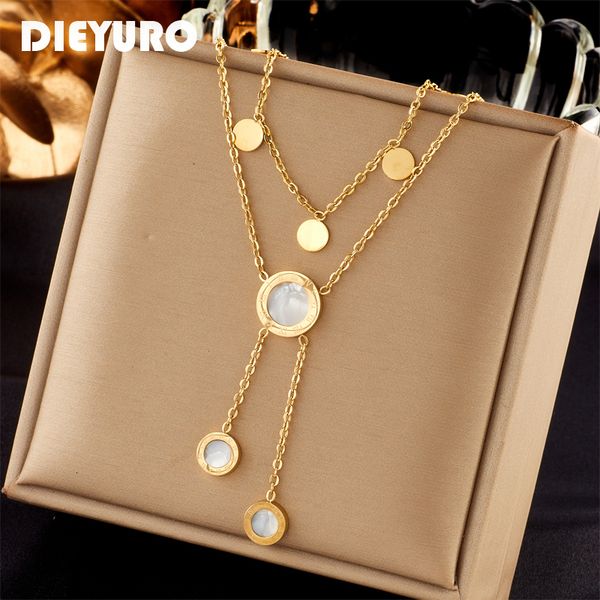 wedding jewelry sets dieyuro 316l stainless steel round roman numeral dial long pendant necklace for women fashion girls clavicle chain gift, Slivery;golden
wedding jewelry sets dieyuro 316l stainless steel round roman numeral dial long pendant necklace for women fashion girls clavicle chain gift, Slivery;golden