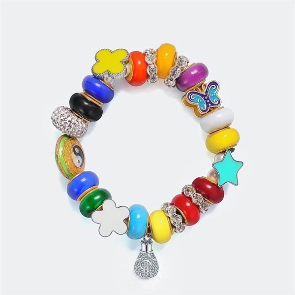 cpfm multi element star love nigo kanye same model bracelet chain handmade enamel inlaid zircon hip hop all-match jewelry, Black
cpfm multi element star love nigo kanye same model bracelet chain handmade enamel inlaid zircon hip hop all-match jewelry, Black