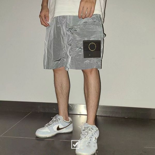 st0ne is1and men's shorts badge waterproof reflective esigner men's shorts summer fashion street wear quick drying swimsuit printe, White;black
st0ne is1and men's shorts badge waterproof reflective esigner men's shorts summer fashion street wear quick drying swimsuit printe, White;black