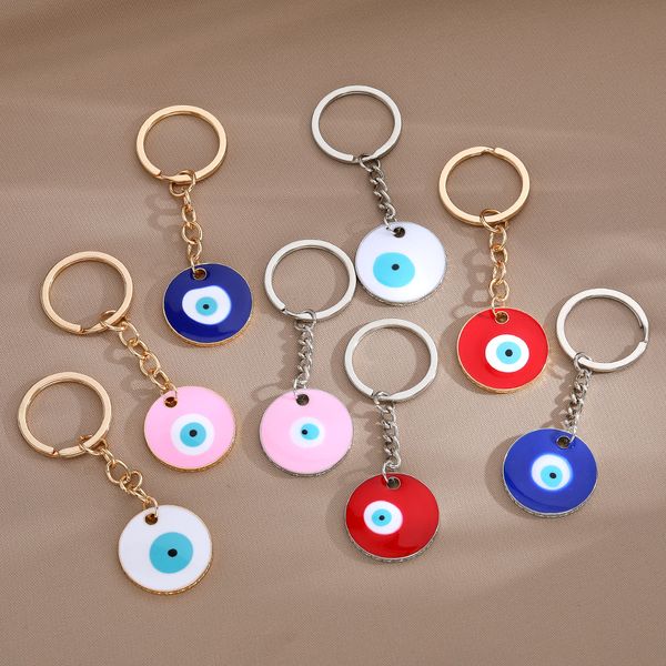 creative devil's eye keychain pendant fashion dripping oil alloy turkish blue evil eye keychains jewelry gift accessories, Silver
creative devil's eye keychain pendant fashion dripping oil alloy turkish blue evil eye keychains jewelry gift accessories, Silver