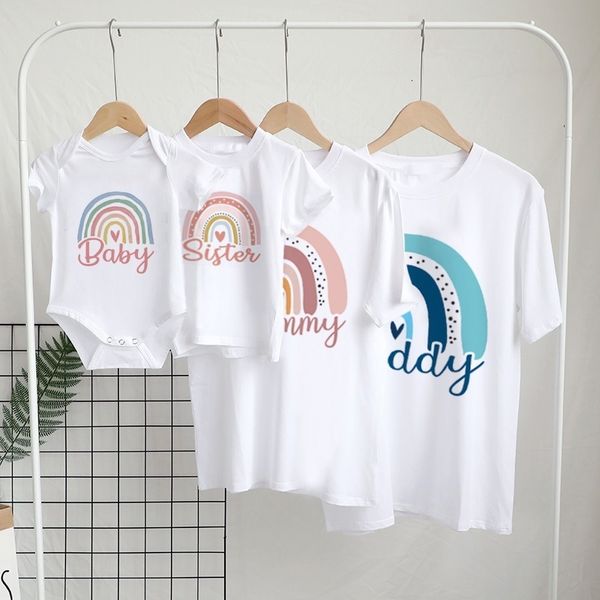 family matching outfits rainbow outfit dad mom and me shirt fashion baby bodysuits brother sisters life look 230518, Blue
family matching outfits rainbow outfit dad mom and me shirt fashion baby bodysuits brother sisters life look 230518, Blue