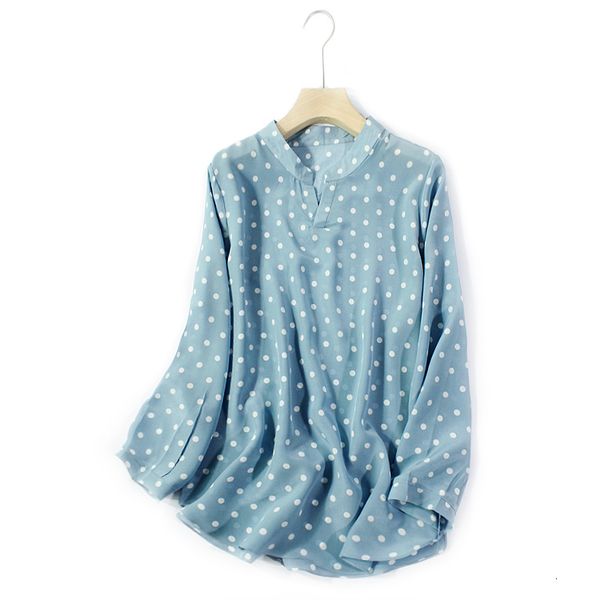 women's blouses shirts 100 natural silk vintage dots print long sleeve real silk bow tie blouse for women office wear work 230517, White
women's blouses shirts 100 natural silk vintage dots print long sleeve real silk bow tie blouse for women office wear work 230517, White