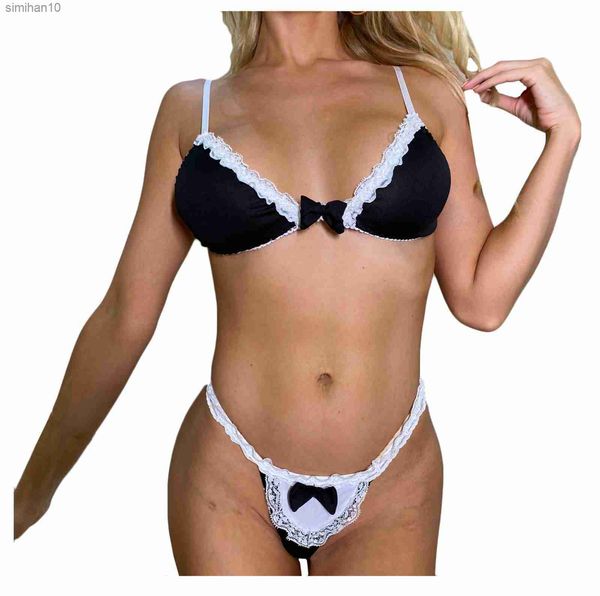 set maid lingerie set underwear mesh perspective cute sister chest removable uniform temptation passion pajama thong suit l230518, Red;black
set maid lingerie set underwear mesh perspective cute sister chest removable uniform temptation passion pajama thong suit l230518, Red;black