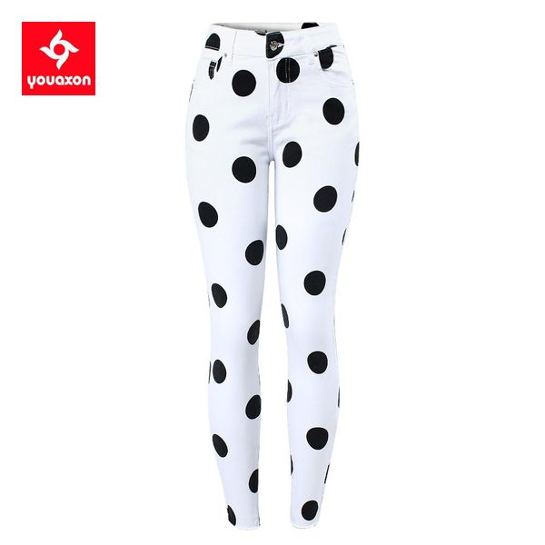 jeans 2590 youaxon new eu size white polka dot cropped jeans for girls vintage streetwear stretchy skinny pants jeans for women, Blue
jeans 2590 youaxon new eu size white polka dot cropped jeans for girls vintage streetwear stretchy skinny pants jeans for women, Blue