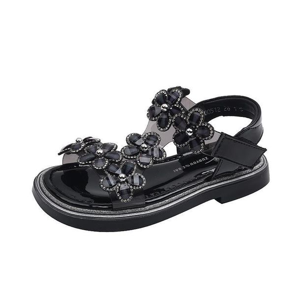 sandals kids shoes footwear children girls summer treasure flower diamond stitching soft sole princess f12506, Black;red
sandals kids shoes footwear children girls summer treasure flower diamond stitching soft sole princess f12506, Black;red