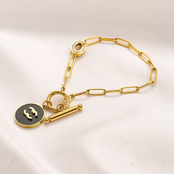 2023 designer classic bracelet chain 18k gold plated fashion bracelets ladies and girls valentine's day mother's day high-quality, Black
2023 designer classic bracelet chain 18k gold plated fashion bracelets ladies and girls valentine's day mother's day high-quality, Black