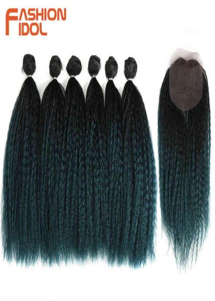 fashion idol afro kinky straight fake hair weaves for black women 6 bundles with closure ombre blue synthetic hair extensions h2202875687
fashion idol afro kinky straight fake hair weaves for black women 6 bundles with closure ombre blue synthetic hair extensions h2202875687