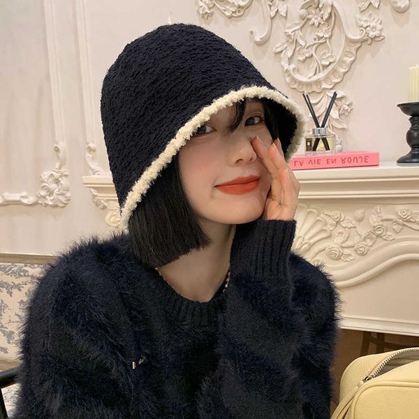 wide brim hats fashion thick knitted hat women's warm woolen fisherman hat hip-hop skullies cap come accessory gifts winter bonnet fema, Blue;gray
wide brim hats fashion thick knitted hat women's warm woolen fisherman hat hip-hop skullies cap come accessory gifts winter bonnet fema, Blue;gray