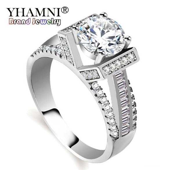 yhamni original fashion fine jewelry cz diamond rings 925 sterling silver engagement wedding rings for women kyra022839159, Slivery;golden
yhamni original fashion fine jewelry cz diamond rings 925 sterling silver engagement wedding rings for women kyra022839159, Slivery;golden