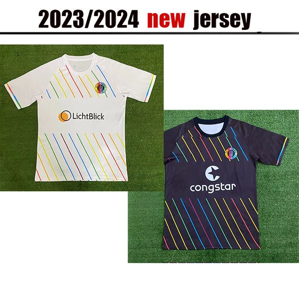 23/24 st pauli soccer jerseys 2023 2024 becker 20 irvine 7 kyereh 17 hartel 30 smith 8 hartel paqarada medic home white away black man footb, Black;yellow
23/24 st pauli soccer jerseys 2023 2024 becker 20 irvine 7 kyereh 17 hartel 30 smith 8 hartel paqarada medic home white away black man footb, Black;yellow
