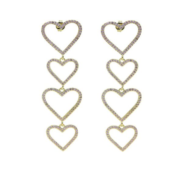 blue pink white 3 colors cubic zirconia hollow heart charm 4pcs gold colorful heart dangle dangling long earring5064810, Golden;silver
blue pink white 3 colors cubic zirconia hollow heart charm 4pcs gold colorful heart dangle dangling long earring5064810, Golden;silver