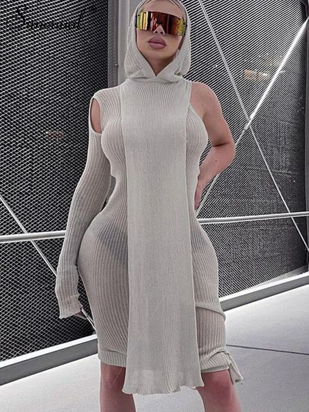 dresses simenual one sleeve knit asymmetric midi dresses skinny ribbed hooded streetwear baddie clothes fall spring clubwear tight dress, Black;gray
dresses simenual one sleeve knit asymmetric midi dresses skinny ribbed hooded streetwear baddie clothes fall spring clubwear tight dress, Black;gray