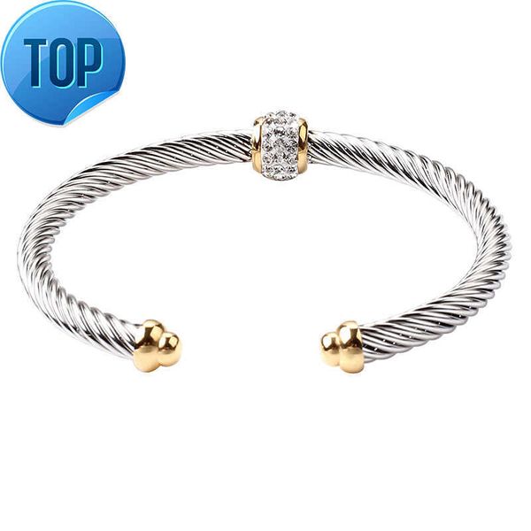 vintage fancy gift women inlay gemstone open bangle bracelet stainless steel bangle wire cable twisted cuff bracelet, Silver
vintage fancy gift women inlay gemstone open bangle bracelet stainless steel bangle wire cable twisted cuff bracelet, Silver