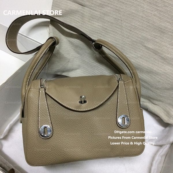 fashion soft real cowskin shoulder bag mini lind bag 26cm 30cm luxury designer women tote bags genuine leather handbag cross body real ps 
fashion soft real cowskin shoulder bag mini lind bag 26cm 30cm luxury designer women tote bags genuine leather handbag cross body real ps