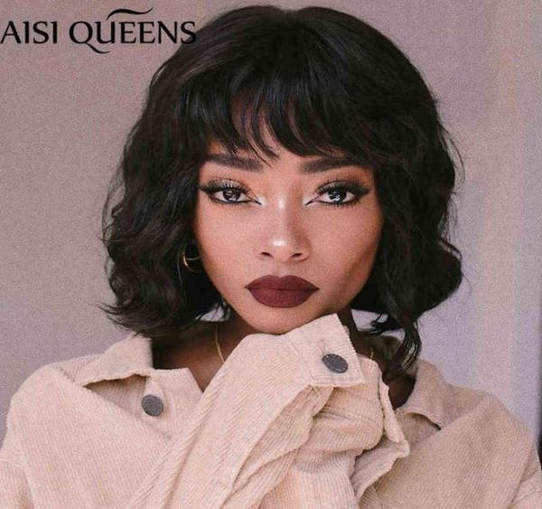 hair aisi queens short black water wave bob synthetic with bangs for women cosplay brown red blonde purple daily 2203011108472, Black;brown
hair aisi queens short black water wave bob synthetic with bangs for women cosplay brown red blonde purple daily 2203011108472, Black;brown