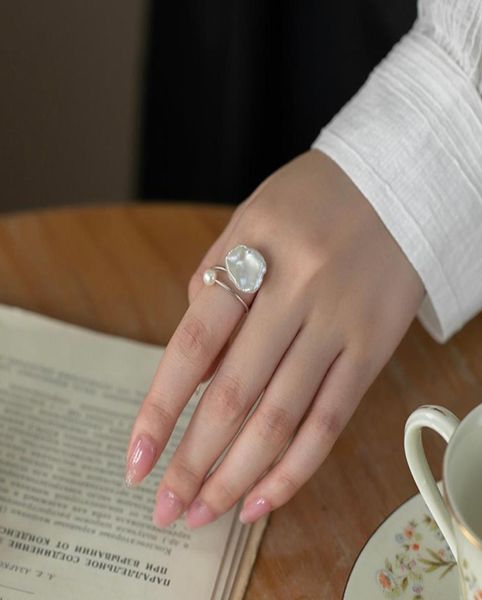 luxury band rings baroque fresh water pearl s925 sterling silver open ring for women jewelry5692156
luxury band rings baroque fresh water pearl s925 sterling silver open ring for women jewelry5692156