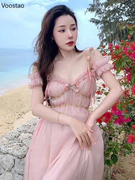 dresses sweet elegant chiffon flower strap dress summer women chic vneck beach holiday dresses female off shoulder fairy vestidos, Black;gray
dresses sweet elegant chiffon flower strap dress summer women chic vneck beach holiday dresses female off shoulder fairy vestidos, Black;gray