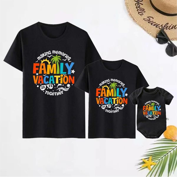 family matching outfits vacation shirts making memories together summer dad mom kids baby beach trip tshirts 230518, Blue
family matching outfits vacation shirts making memories together summer dad mom kids baby beach trip tshirts 230518, Blue