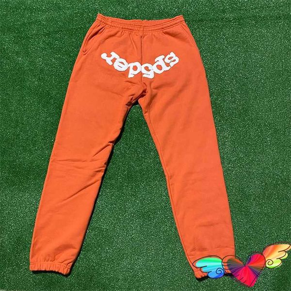 men's pants white foam printing young thug sp5der 555555 sweatpants men 1 orange joggers trousers 230105 6df3, Black
men's pants white foam printing young thug sp5der 555555 sweatpants men 1 orange joggers trousers 230105 6df3, Black