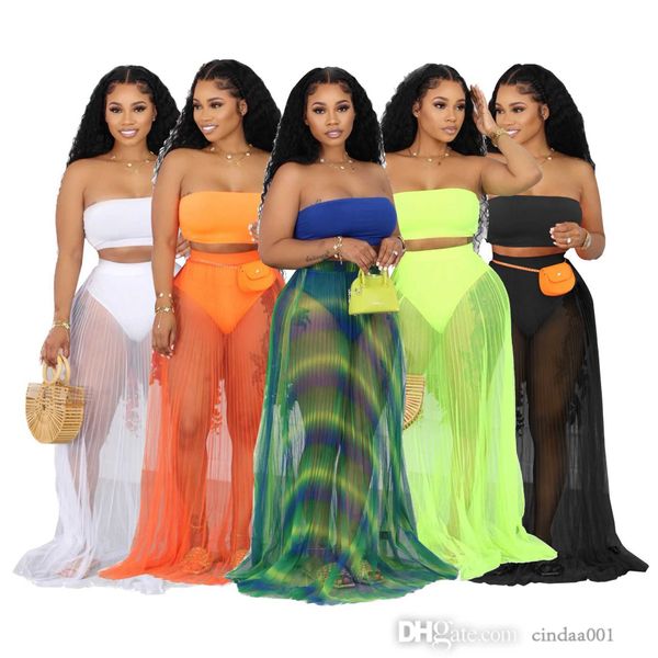 womens clothes mesh two piece swimdress summer party beach swimwear for women, White;black
womens clothes mesh two piece swimdress summer party beach swimwear for women, White;black