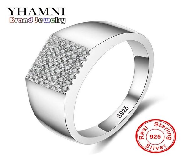 yhamni original real solid 925 sterling silver ring luxury cz diamond man wedding jewelry rings engagement mjz0251536275, Slivery;golden
yhamni original real solid 925 sterling silver ring luxury cz diamond man wedding jewelry rings engagement mjz0251536275, Slivery;golden