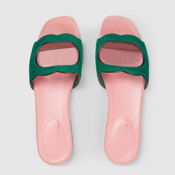 letter interlocking slippers for woman designer flat slides hollow out casual slipper womens luxury flip flops suede material ladies g slide, Black
letter interlocking slippers for woman designer flat slides hollow out casual slipper womens luxury flip flops suede material ladies g slide, Black