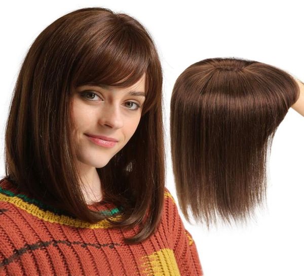isheeny 8quot18quot natural human piece brown color with bangs 13x13cm middle part clip in hair er machine made weft base4714761, Black
isheeny 8quot18quot natural human piece brown color with bangs 13x13cm middle part clip in hair er machine made weft base4714761, Black