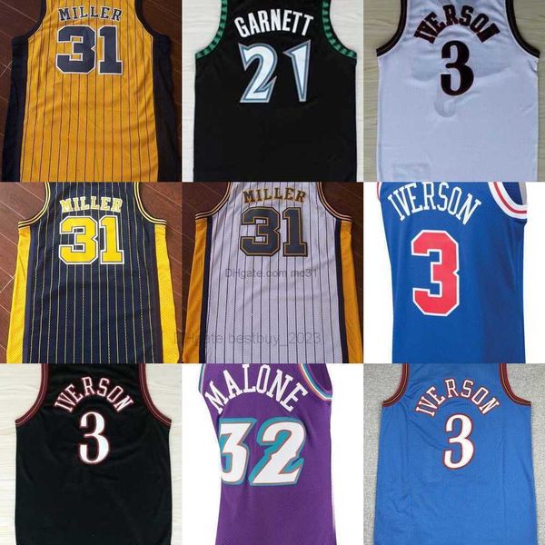 vintage allen 3 iverson jersey kevin 21 garnett basketball jerseys john 12 stockton karl reggie malone miller stitched, Black;red
vintage allen 3 iverson jersey kevin 21 garnett basketball jerseys john 12 stockton karl reggie malone miller stitched, Black;red