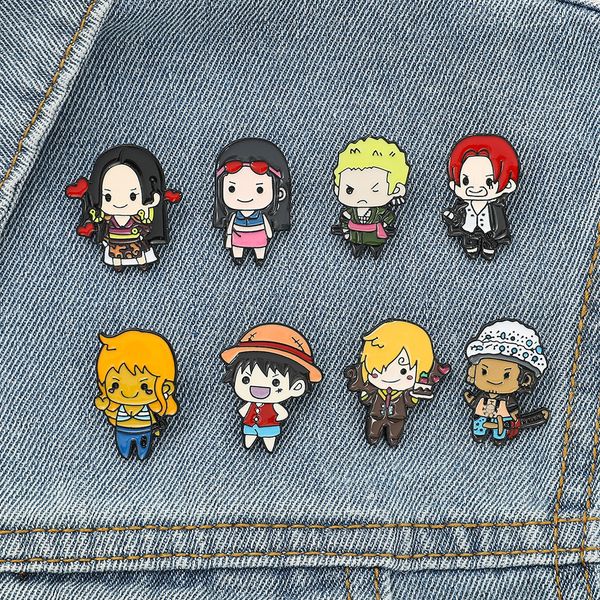 one piece characters brooch cute anime movies games hard enamel pins collect metal cartoon brooch backpack hat bag collar lapel badges
one piece characters brooch cute anime movies games hard enamel pins collect metal cartoon brooch backpack hat bag collar lapel badges