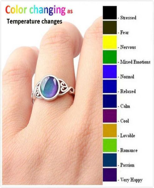 change mood ring round emotion feeling changeable ring temperature control gems color changing rings for women female q07088210185, Silver
change mood ring round emotion feeling changeable ring temperature control gems color changing rings for women female q07088210185, Silver