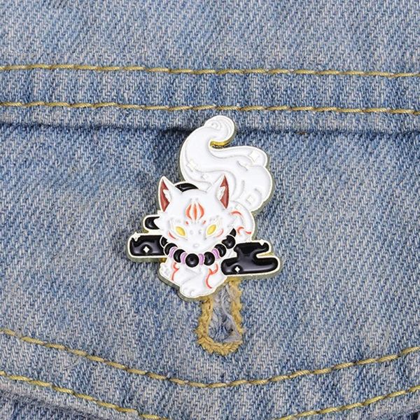 inugami enamel pins custom japan style brooches lapel badges legendary animal jewelry gift for kids friends, Blue
inugami enamel pins custom japan style brooches lapel badges legendary animal jewelry gift for kids friends, Blue