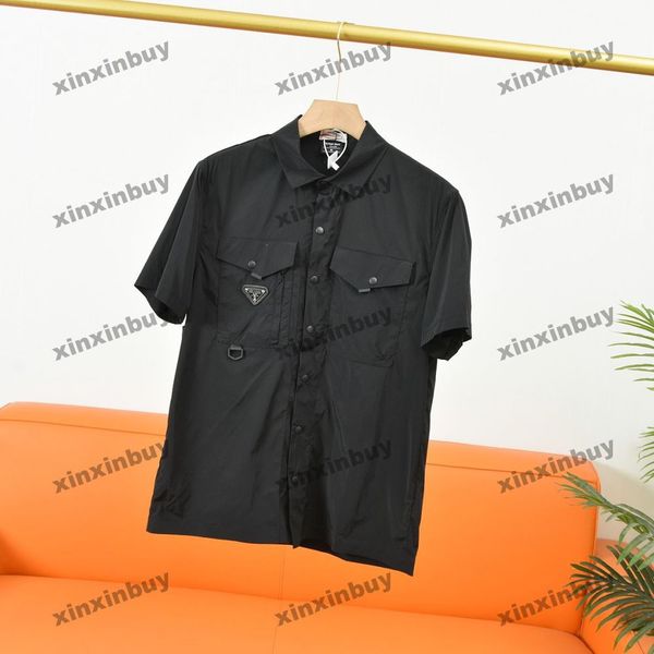 xinxinbuy men designer tee t shirt 23ss metal triangle label multiple pockets short sleeve cotton women black blue green purple m-3xl, Black;brown
xinxinbuy men designer tee t shirt 23ss metal triangle label multiple pockets short sleeve cotton women black blue green purple m-3xl, Black;brown