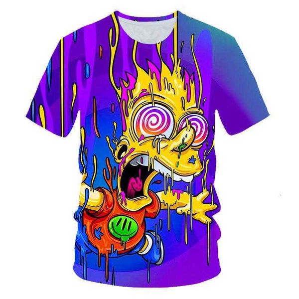 trendy cartoon anime simpson 3d digital printing men's round neck telecommunications t-shirt, White;black
trendy cartoon anime simpson 3d digital printing men's round neck telecommunications t-shirt, White;black